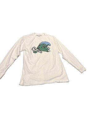 Tulane Green Wave Threadfast Long Sleeve 100% Cotton Tee Shirt Men's M